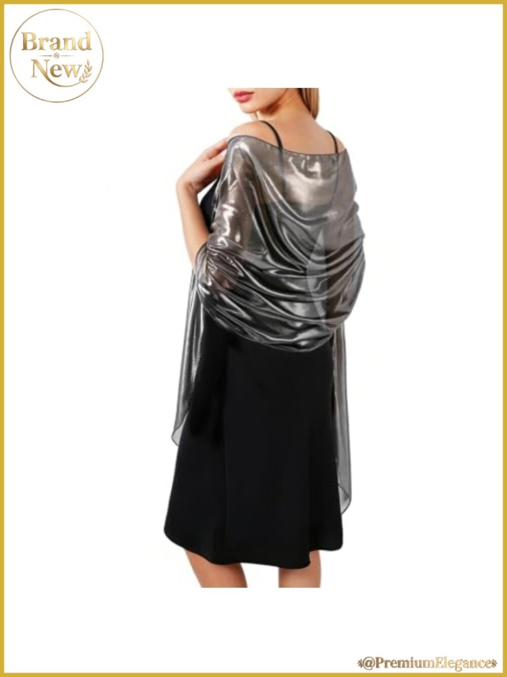 Sparkly Shawl Wrap Scarf for Evening Dresses Rave Party